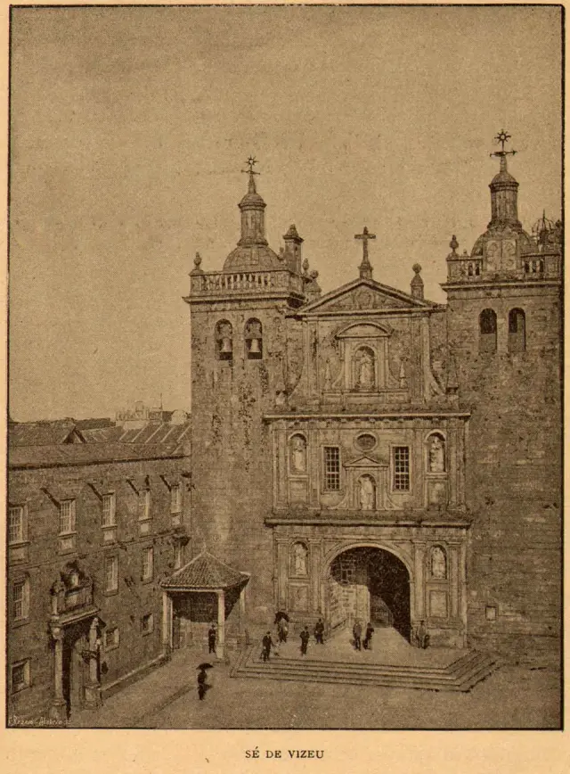 Gravura histórica da Sé de Viseu