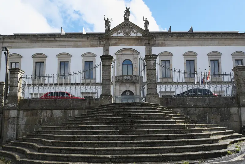 A fachada da Pousada de Viseu, no antigo Hospital de São Teotónio